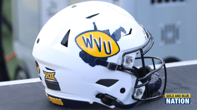 WVU-VS-KANSAS-9.21.24-Q4-WVU-FOOTBALL-THROWBACK-HELMENT